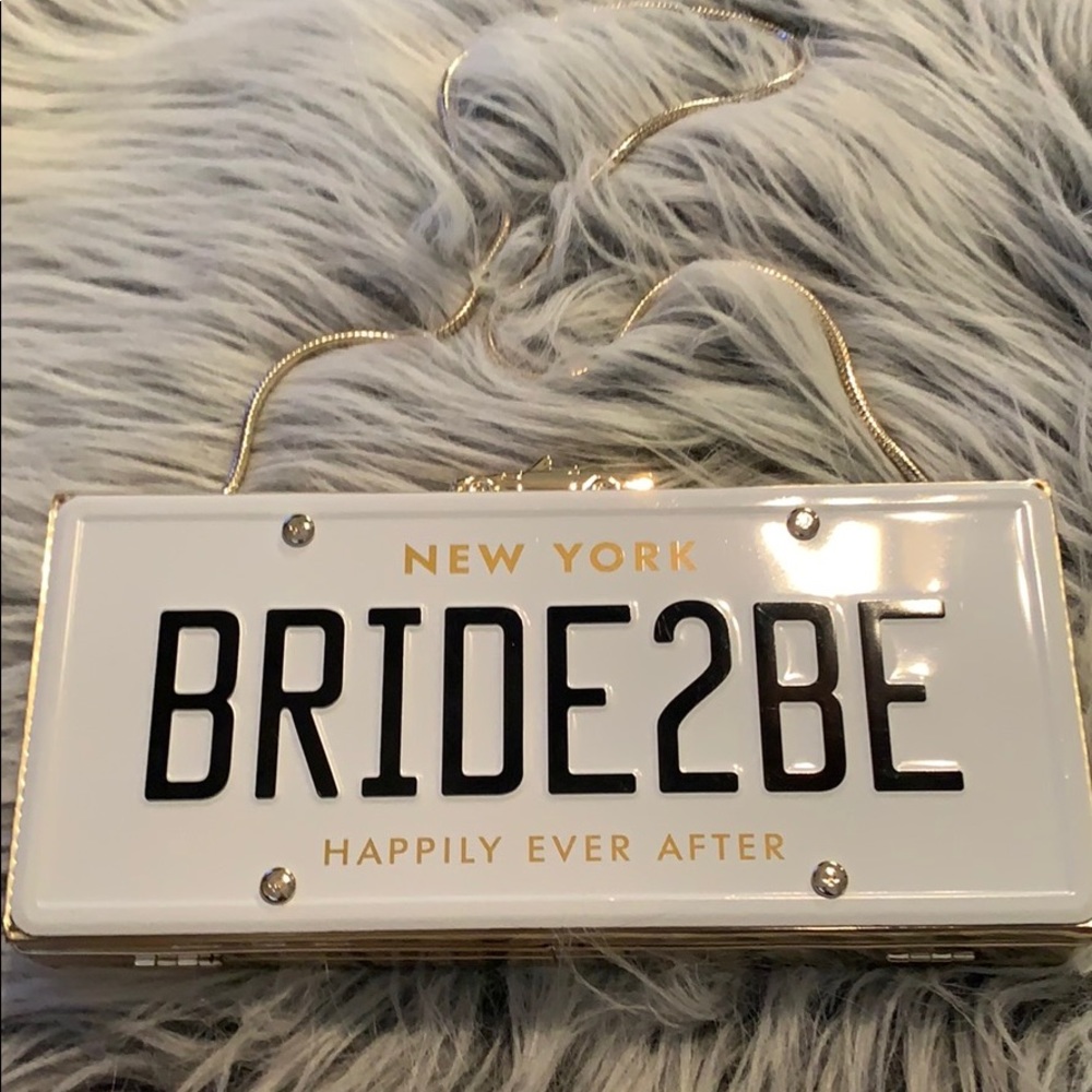 Bride 2 be Kate Spade clutch.